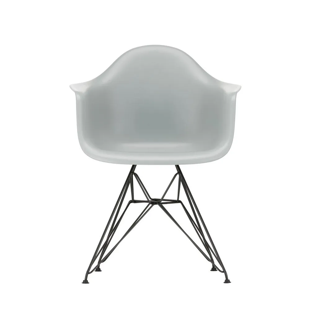 Vitra Eames DAR Armchair New Height Light Grey Basic Dark Powder Base 1