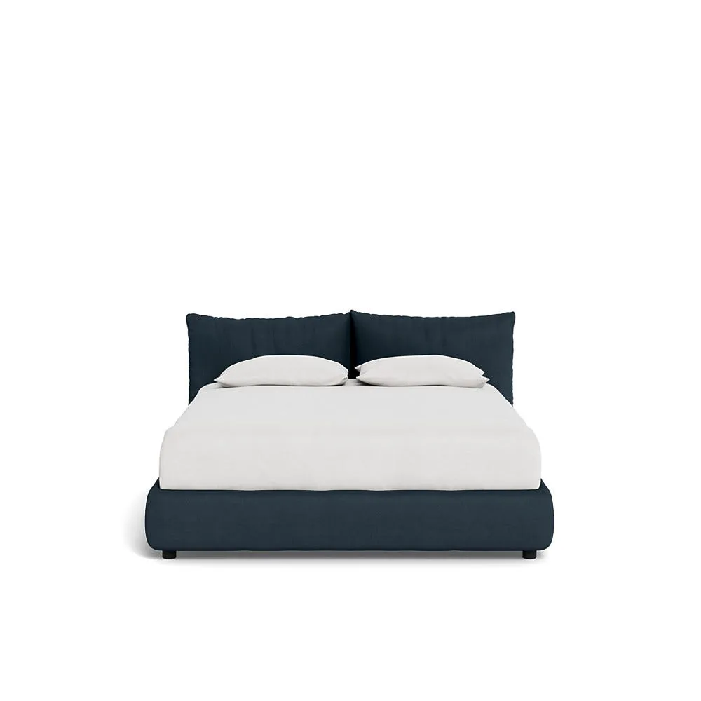 Heal's Pillow Storage Bed King Siena Cotton Deep Sea 1