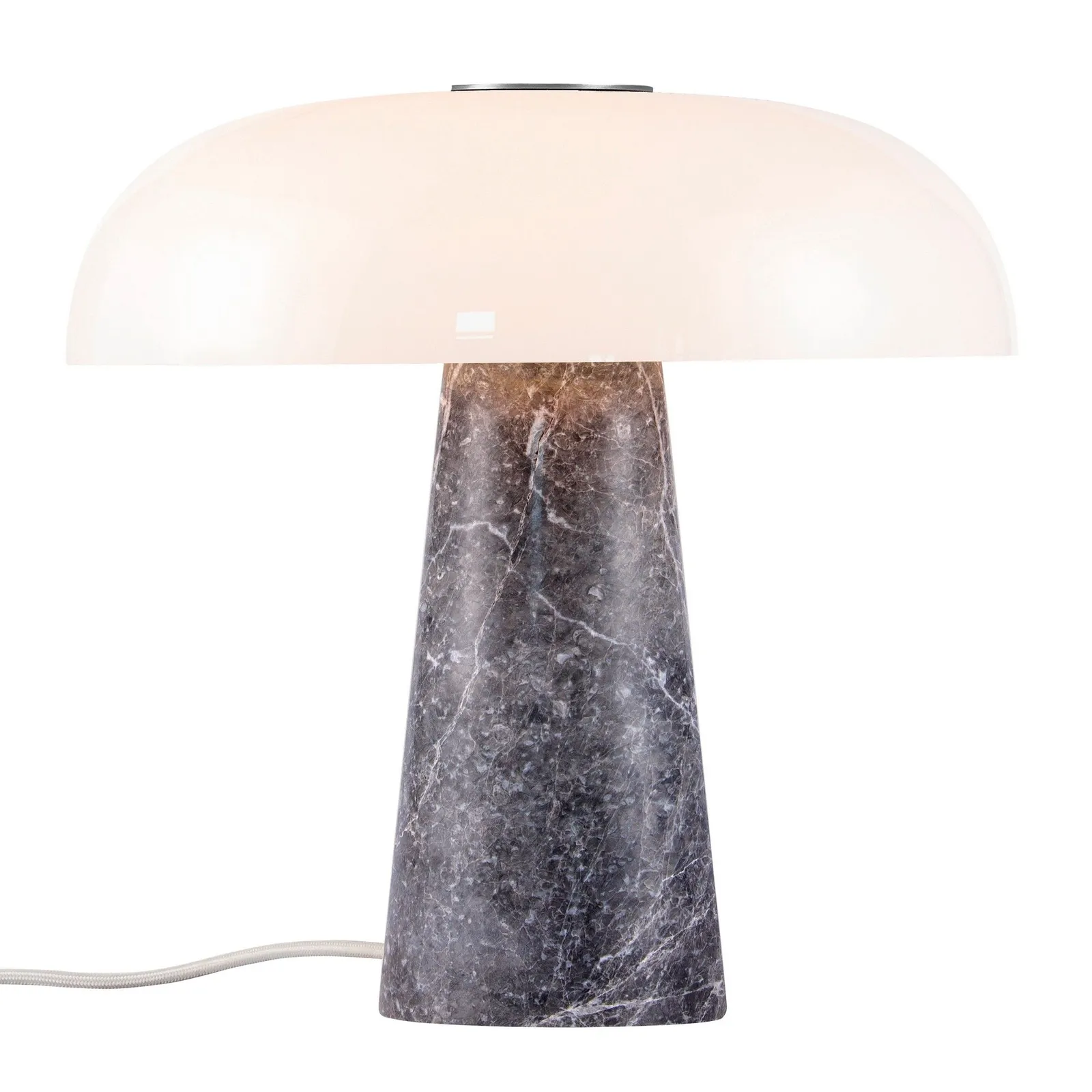 Nordlux Glossy Table Lamp Grey Marble Livingroom E27 Switch 2
