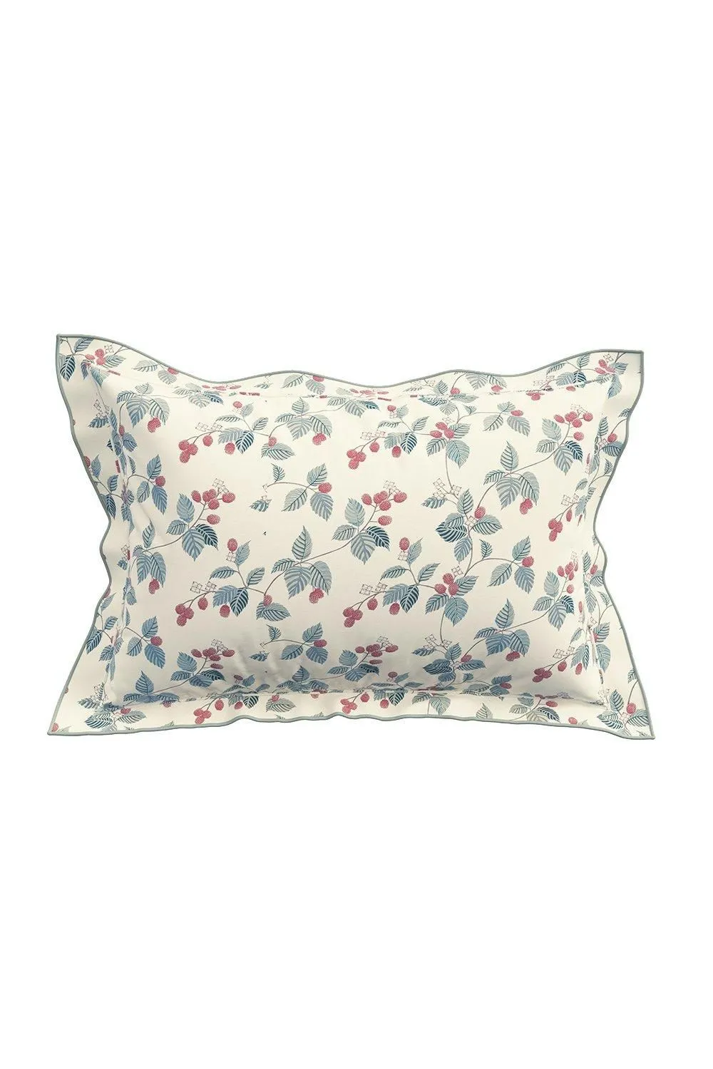 Sanderson 'Rubus' Cotton Sateen Duvet Cover Set in Raspberry 3