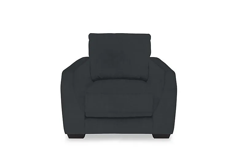 Dinky Fabric Chair - Opulence Charcoal