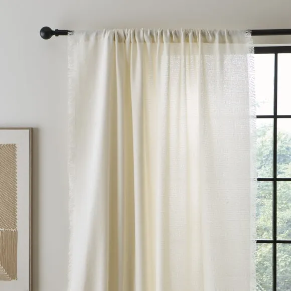 Bondi Raw Edge Slot Top Voile Panel 1