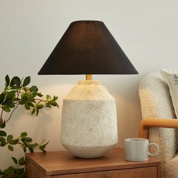 Concrete Effect Table Lamp