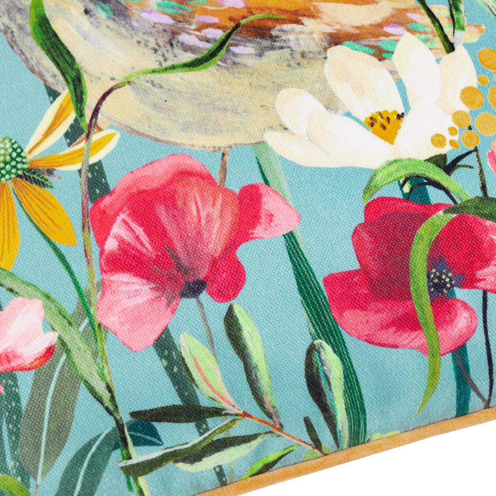 Wylder Marais Bird Meadow Printed Chenille Cushion 5