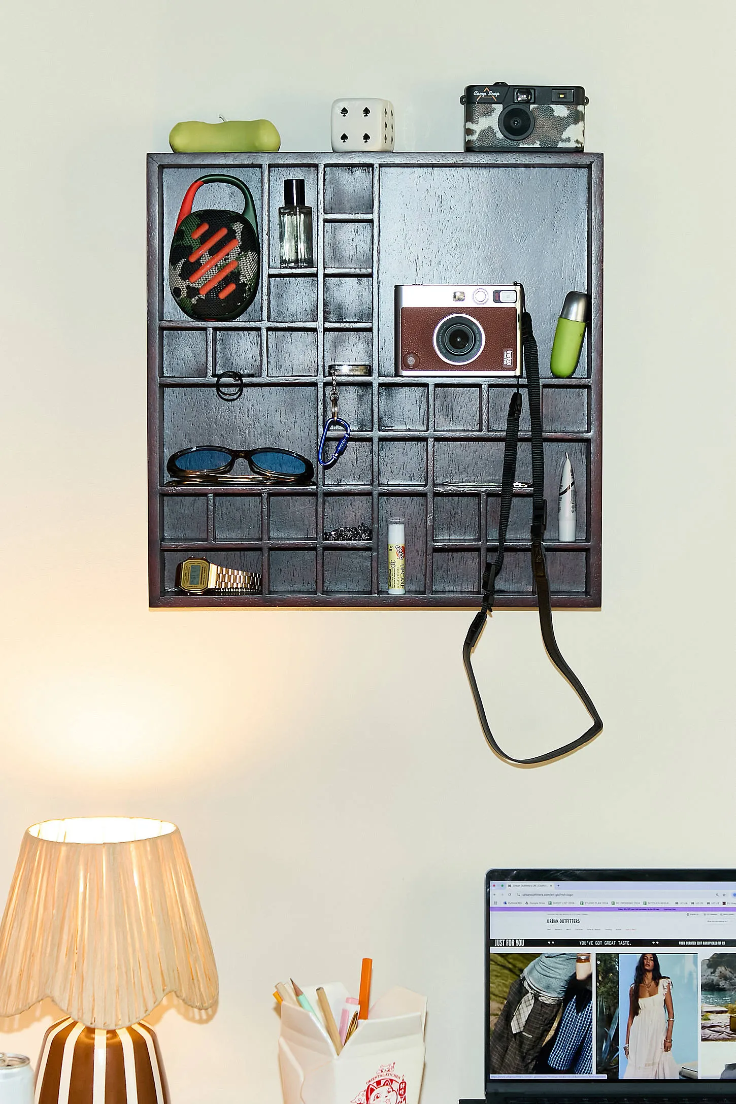 Erica Large Trinket Display Shelf - Brown 2