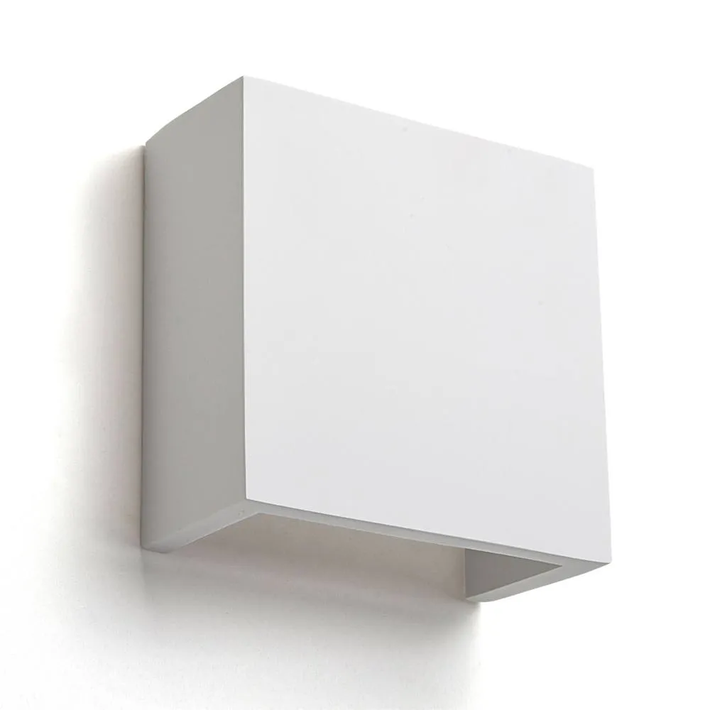 First Choice Lighting Set of 2 Michele - White G9 Plaster Wall Lights 2