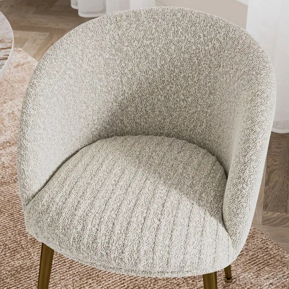 Bella Dining Chair, Boucle 4