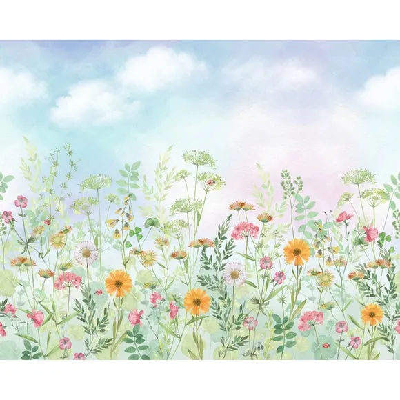 Flower Garden Mural 2