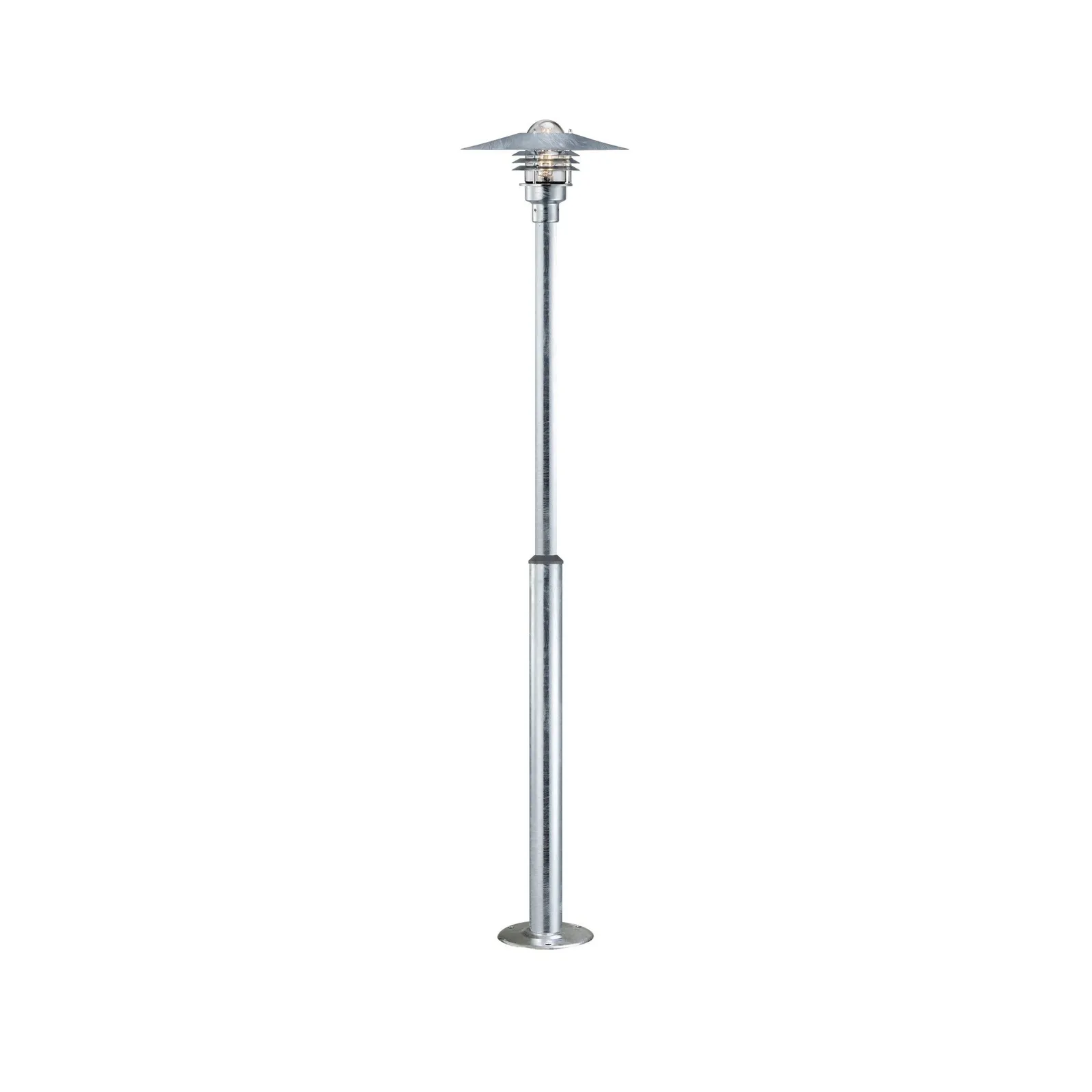 Nordlux Veje Outdoor Post Light Silver Galv Steel Garden E27 IP54 Mains