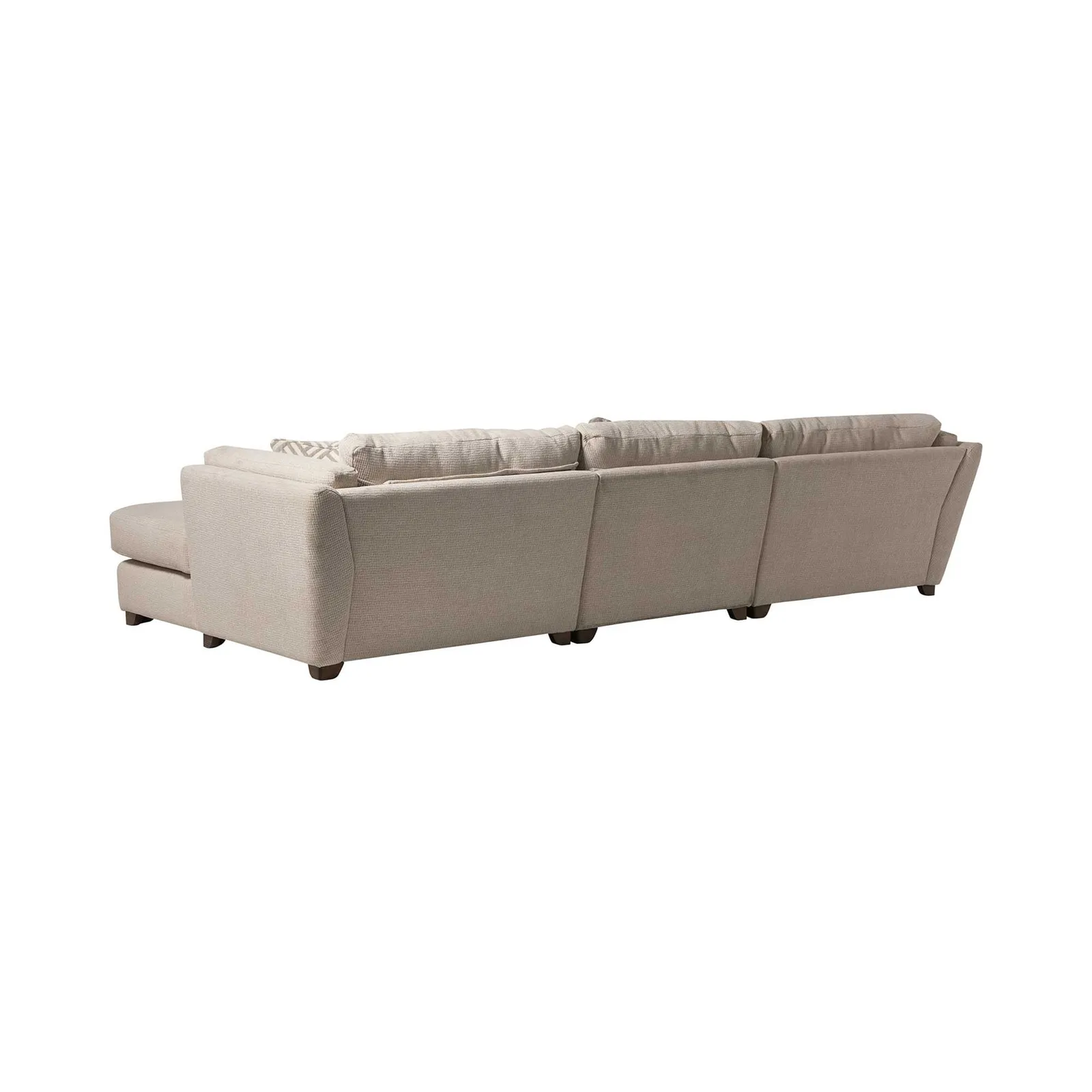 Geneva Large Rhf Chaise Corner Sofa, Brown | Barker & Stonehouse 6