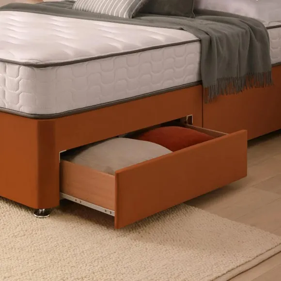 Silentnight Divan Bed With Francisco Velvet Headboard and 800 Pocket Sprung Mattress 5