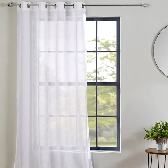 Boucle Eyelet Single Voile Panel 2