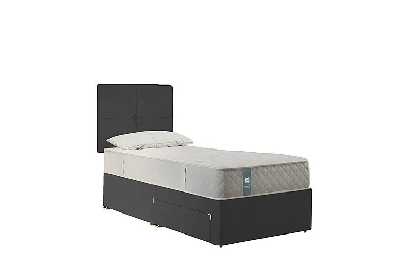 Waltham Soft Divan Set - Single - Tweed Sable