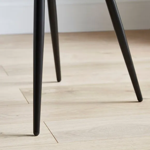 Shea Set of 2 Dining Chairs, Faux Leather 3