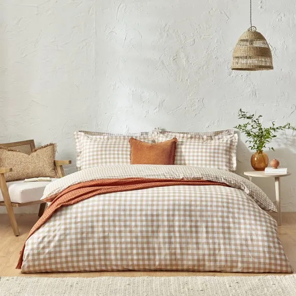 YARD Barton 100% Cotton Duvet Cover & Pillowcase Set 4