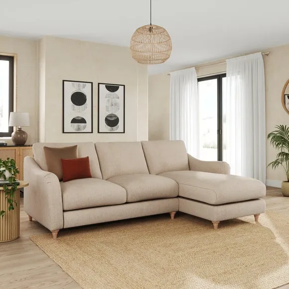 Hattie Cosy Weave Corner Chaise Sofa 1