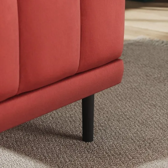 Amali Small Dining Bench, Matte Plush Velvet 4