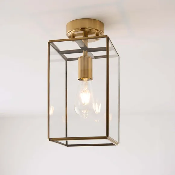 Vogue Horti Industrial Flush Ceiling Light