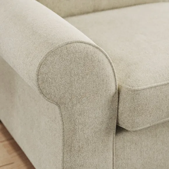 Flori Soft Chenille 3 Seater Sofa 5
