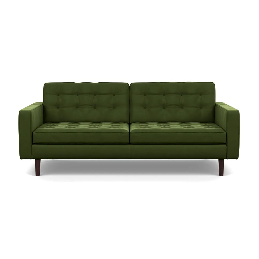 Heal's Hepburn 3 Seater Nobilis Velvet Leaf Wenge Feet 1