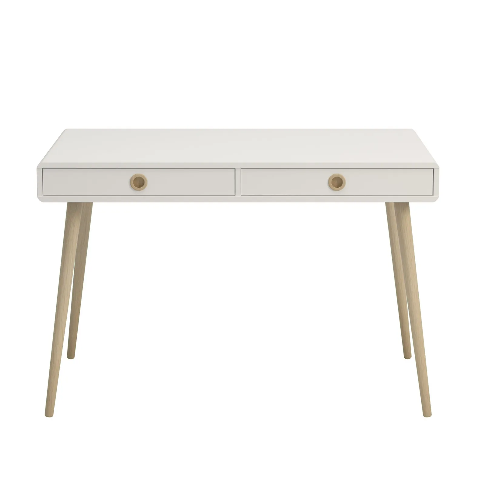 Softline Desk White and Brown