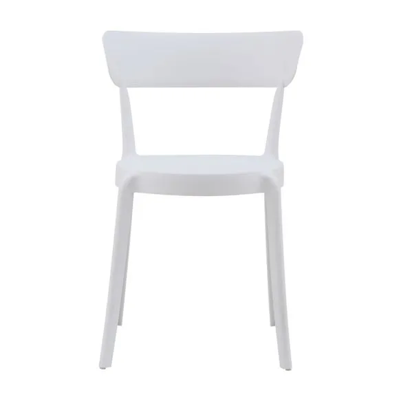 Fusion Living Plastic Bistro Dining Chair 2