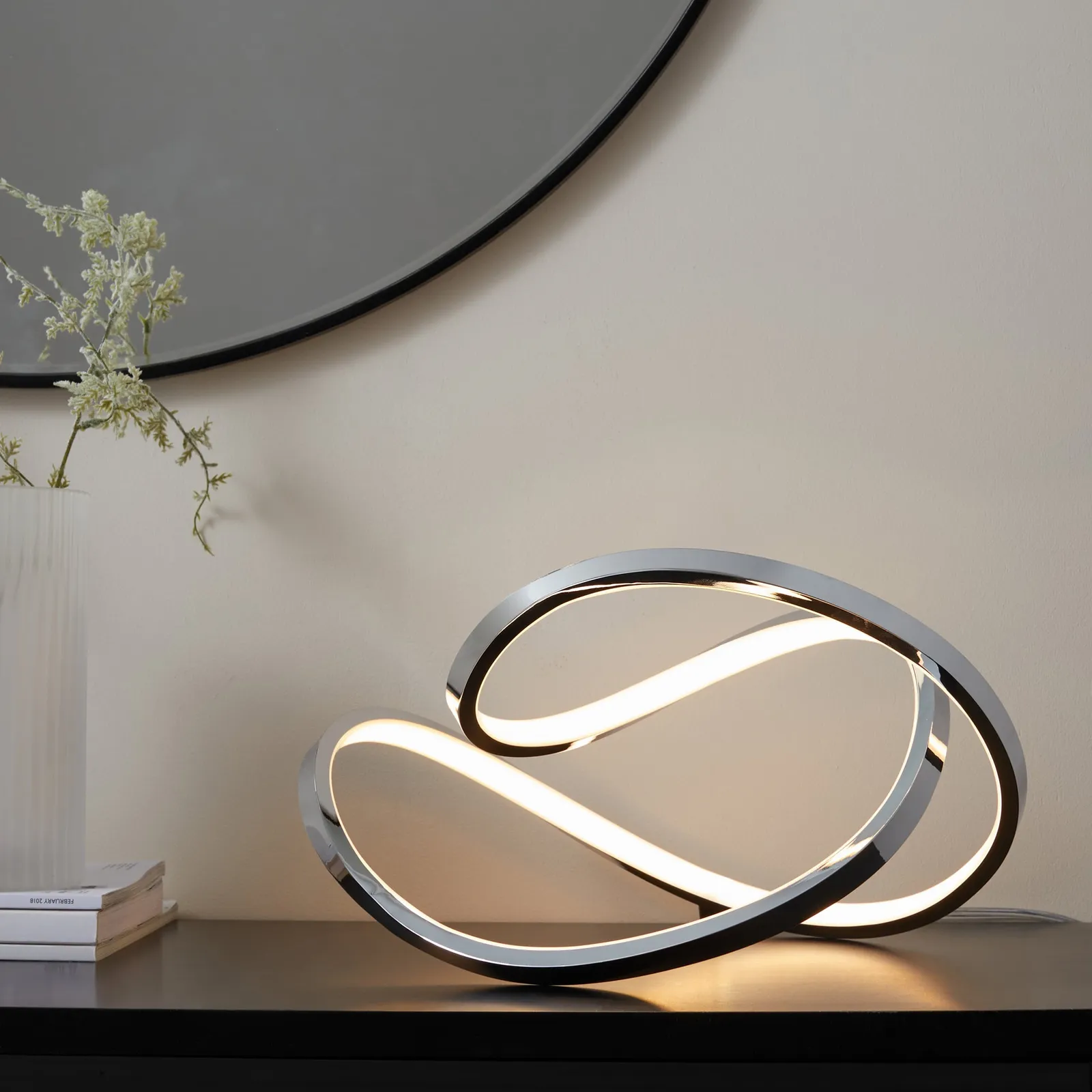 Cortez Table Lamp Chrome