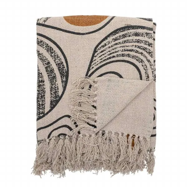 Ochre Swirl Throw