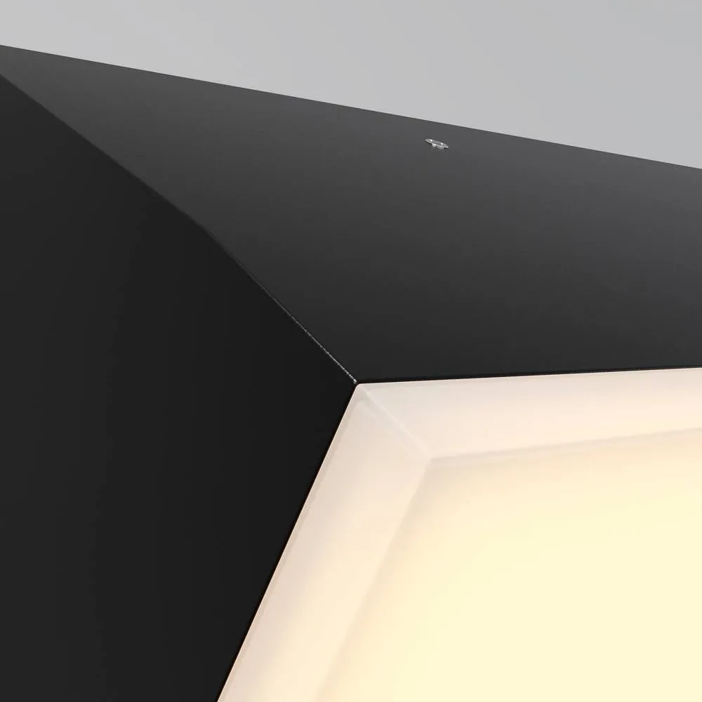 Netlighting Brick 10x30cm Outdoor Wall Down Lamp Graphite 3000K 1600lm IP54 in Grey 2