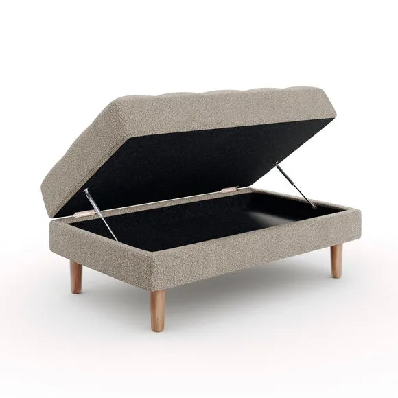 Max Multi Yarn Boucle Storage Footstool 6
