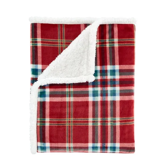 Catherine Lansfield Kelso Check Throw Blanket 130cm x 170cm 3