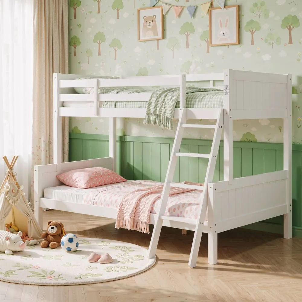 Comfy Living Ltd Enmore Triple Bunk bed in White 4
