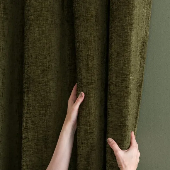 Chenille Eyelet Curtains (Blackout Available) 6