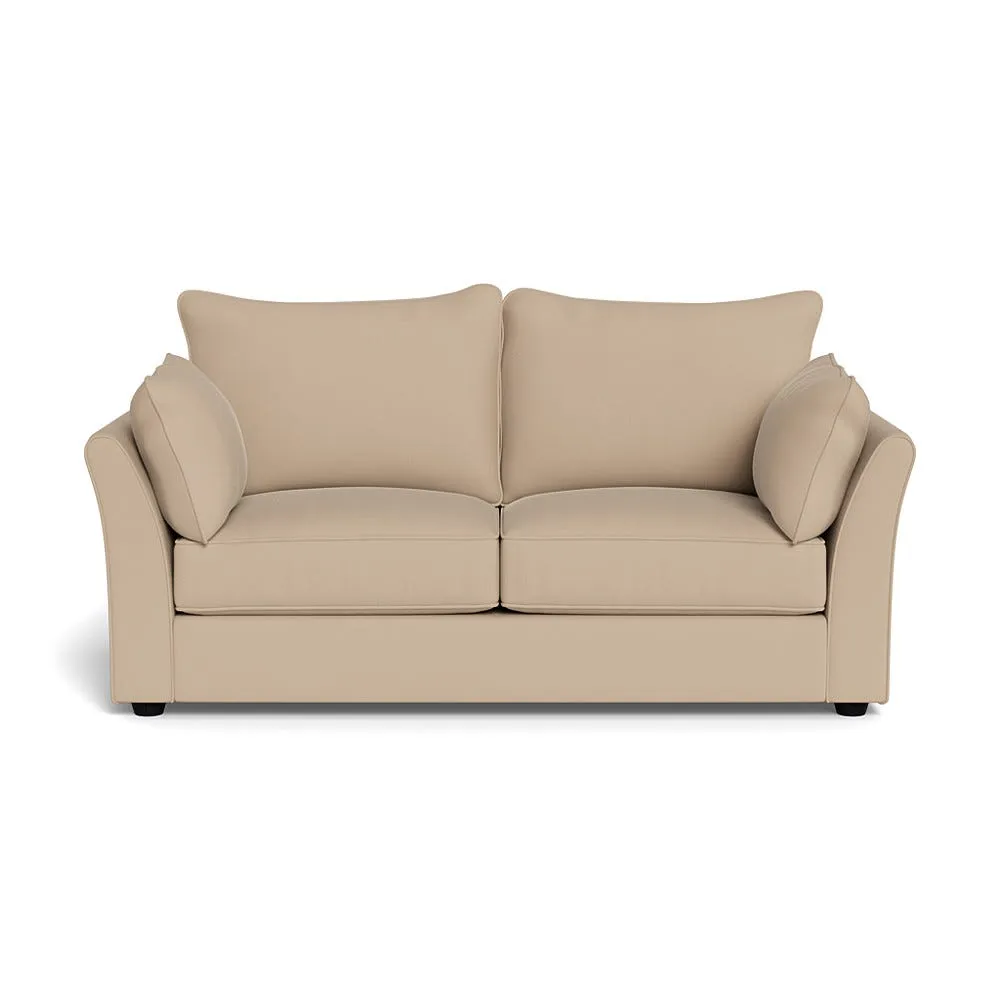 Heal's Tailor 3 Seater Sofa Capelo Linen-Cotton Bamboo Black Feet 1
