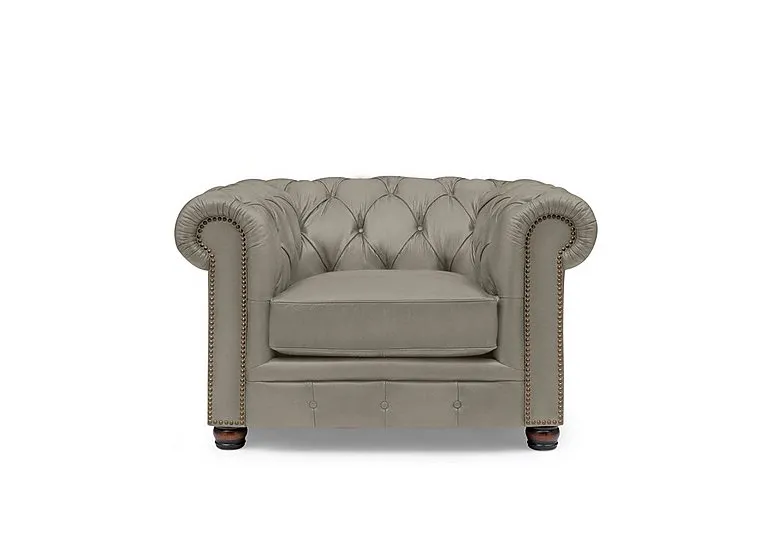 Shackleton Leather Chesterfield Chair