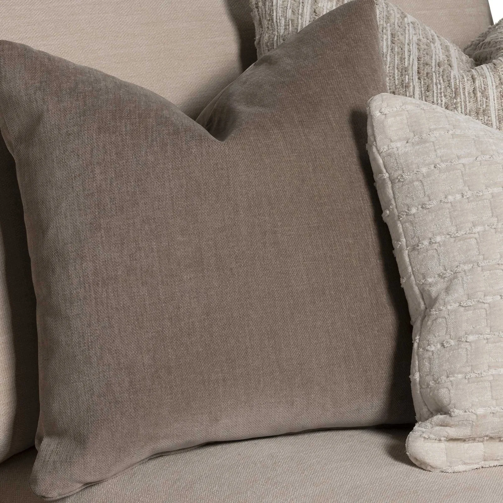 Floyd Medium Scatter Cushion, Neutral | Barker & Stonehouse