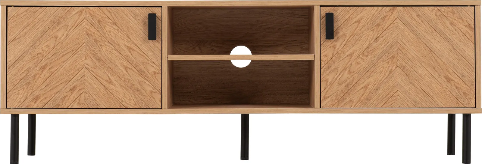 Seconique Leon 2 Door TV Unit in Natural 3