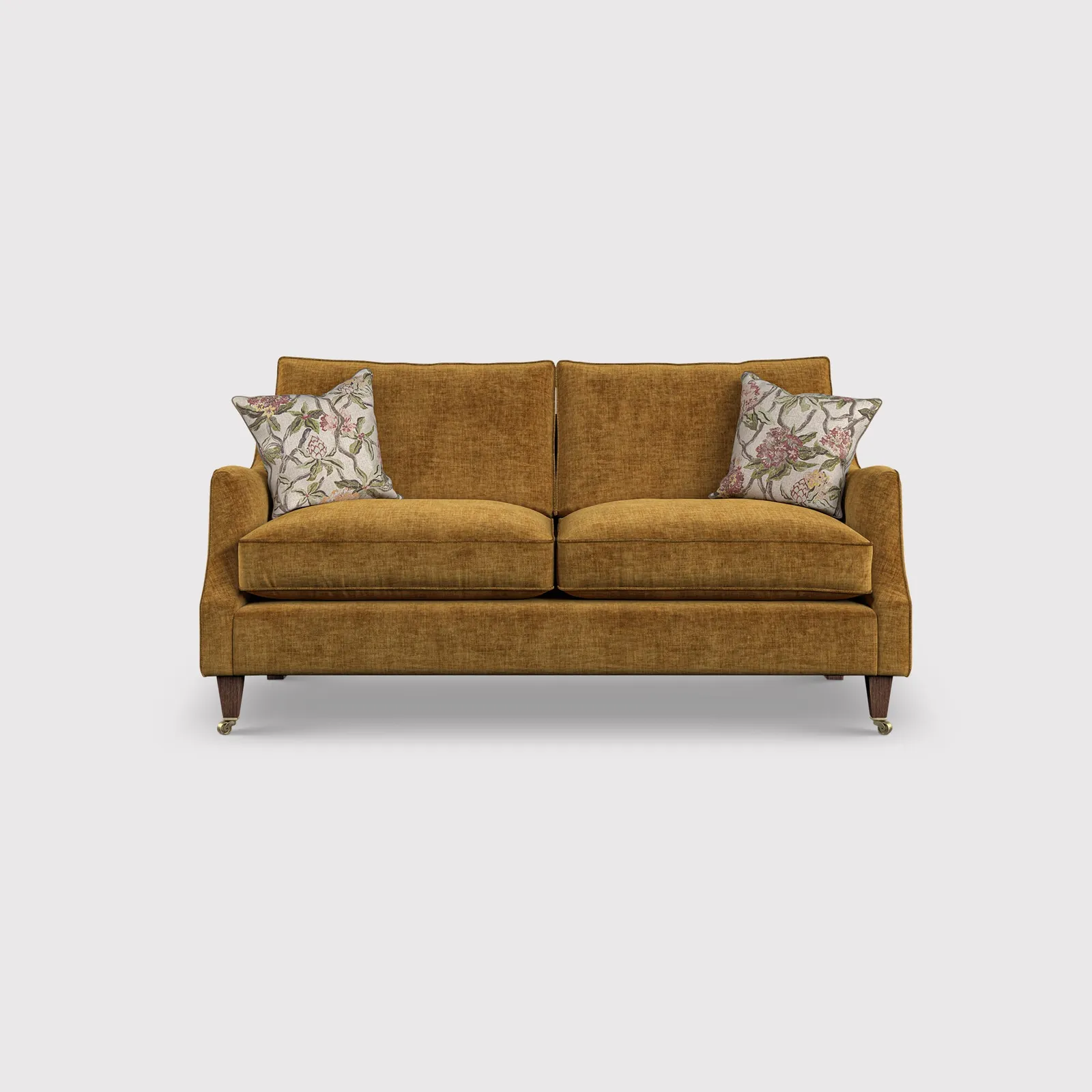 English Heritage Quarry 26 Medium Sofa- Pre-Set Scatters, Orange Fabric | Barker & Stonehouse 1
