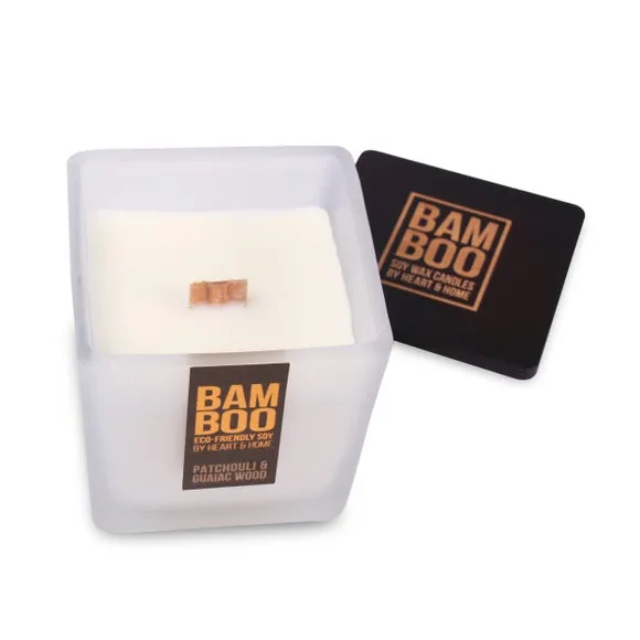 Heart and Home Bamboo Patchouli & Guaiac Wood Jar Candle 3