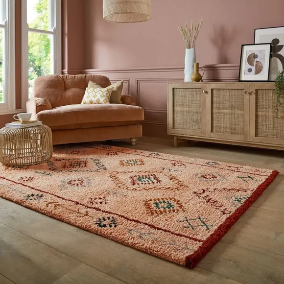 Sahara Shaggy Berber Wool Rug 1