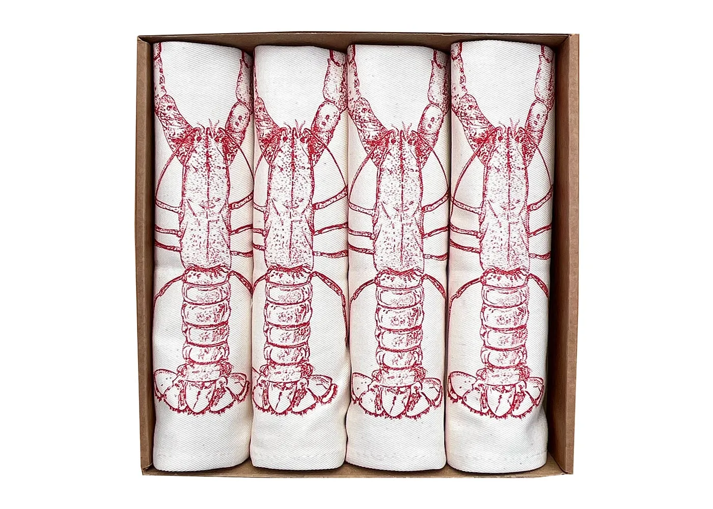 Lottie Day Red Lobster Napkin Gift Set
