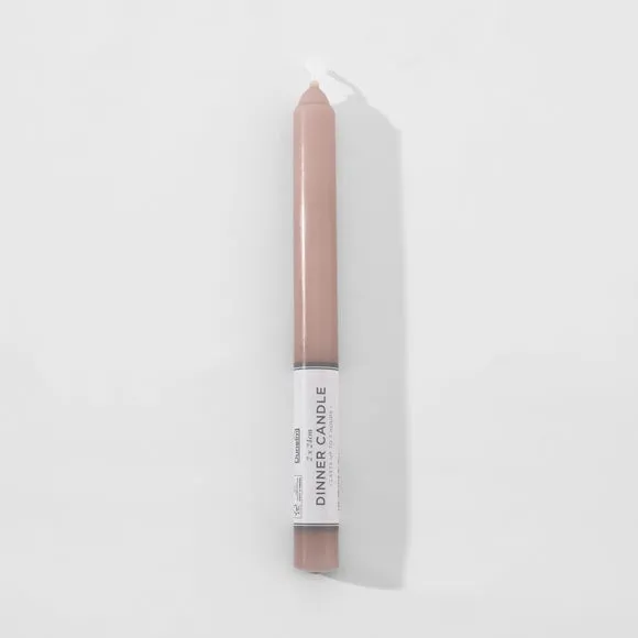 Unscented Single Taper Candle 3