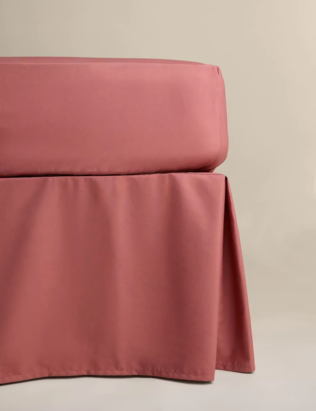 M&S Pure Egyptian Cotton Valance Sheet Clay