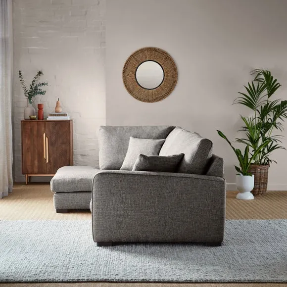 Carson Deep Sit Chunky Multi Weave Corner Sofa 5