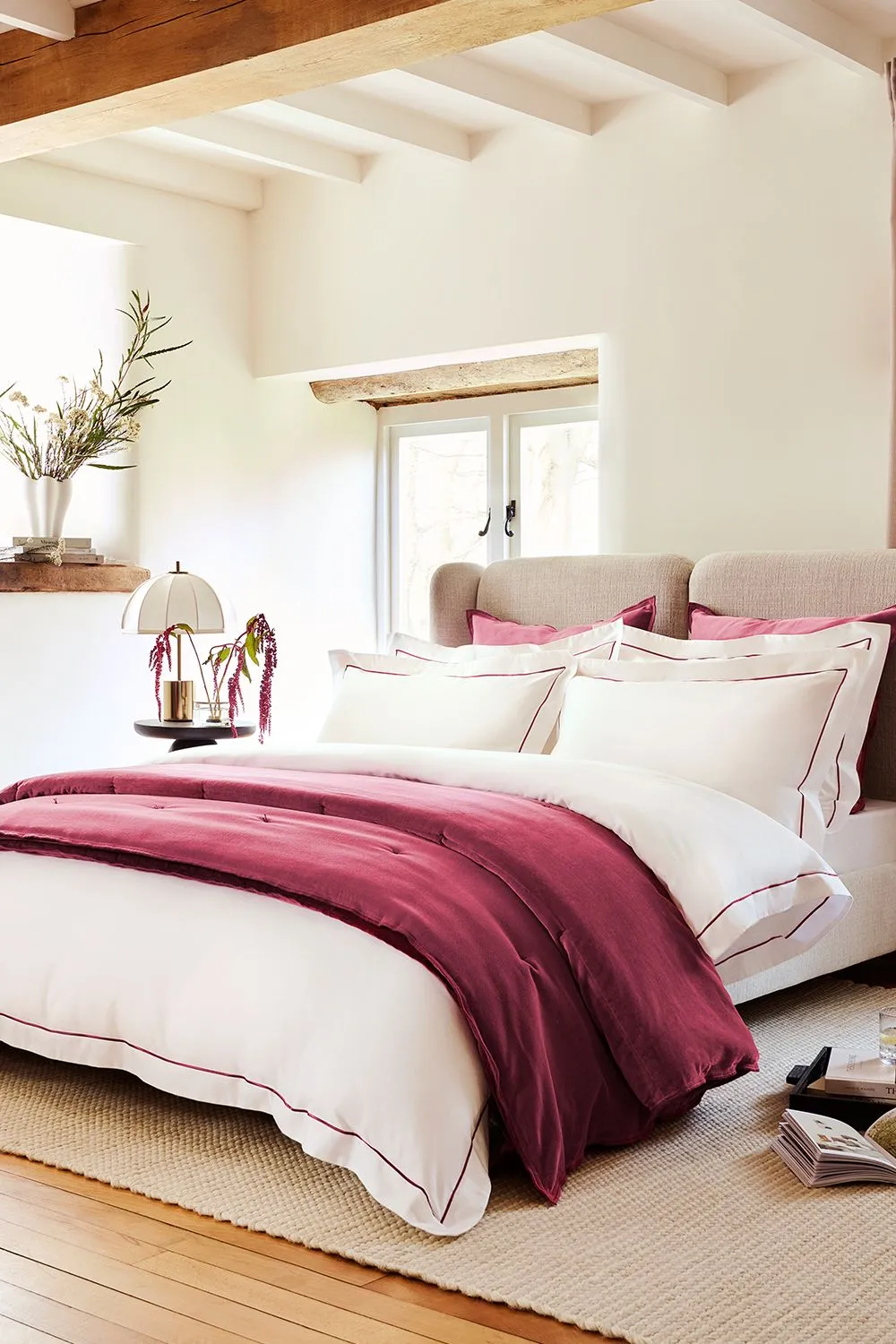 CHRISTY Premium Sateen Satin Soft Duvet Cover Sets in Pink 1