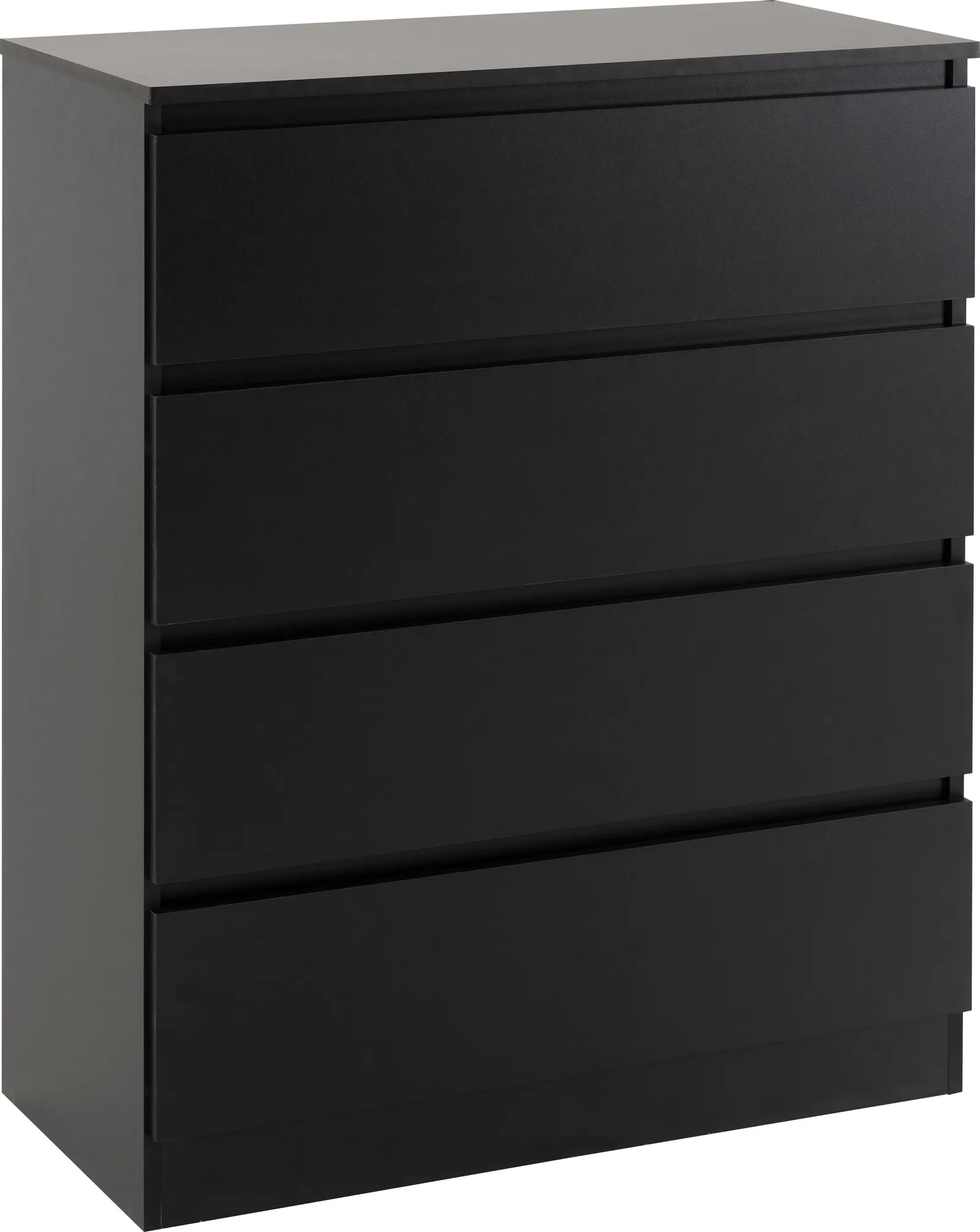 Seconique Malvern 4 Drawer Chest in Black 2