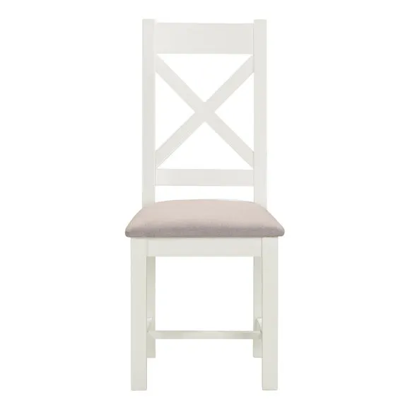Windsor Set of 2 Cross Back Dining Chairs 3