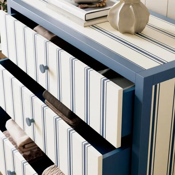 Petit Folkstone Stripe 3 Drawer Chest 3
