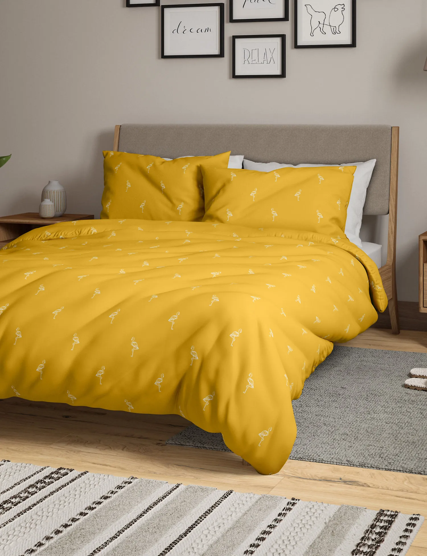 M&S 2 Pack Flamingo Bedding Sets