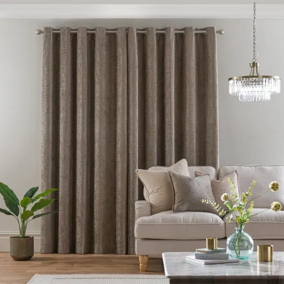 Chenille Eyelet Curtains (Blackout Available) 5